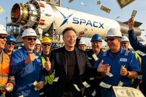 SpaceX即将上市，约400名持股员工身家预计将达1亿美元